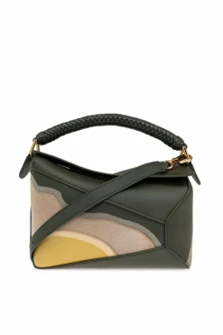 Loewe ZIELONY Torba do ręki `Small Puzzle`