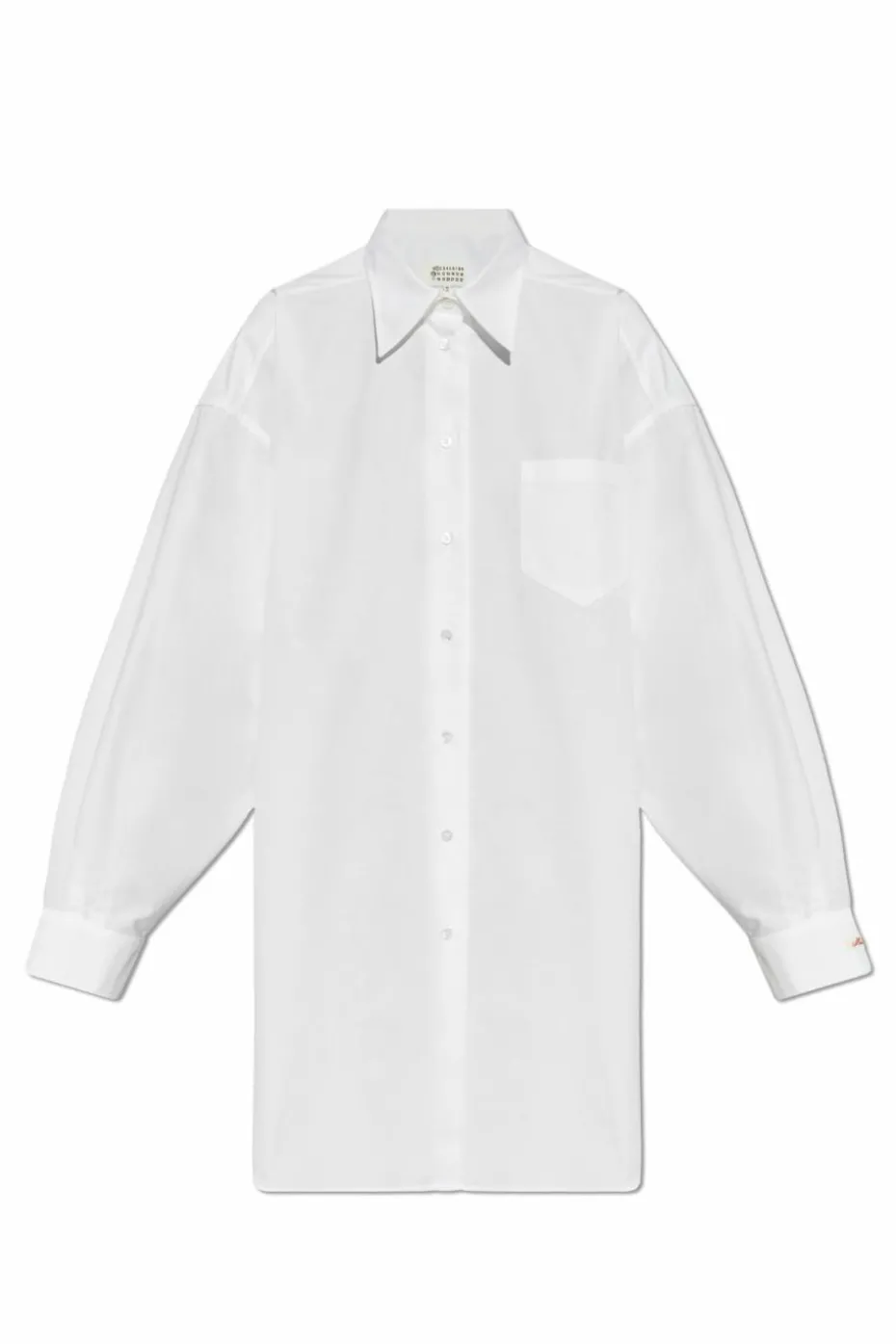 Maison Margiela BIAŁY Koszula o kroju oversize