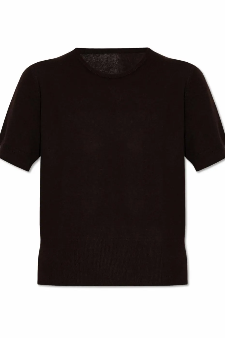 Maison Margiela BRĄZOWY Wełniany top