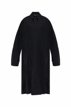 Maison Margiela CZARNY Płaszcz z kieszeniami