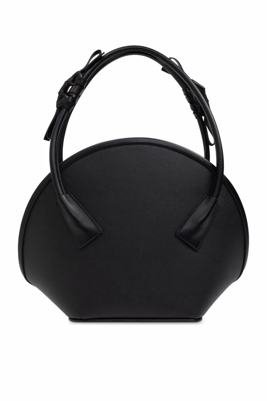 Maison Margiela CZARNY Torba do ręki z logo