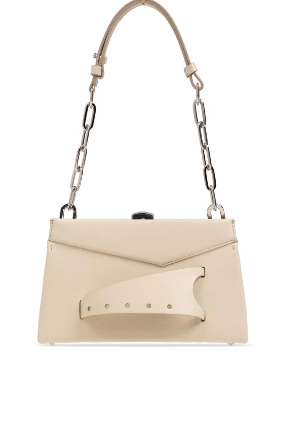 Maison Margiela kremowy Torba do ręki `Snatched Small`