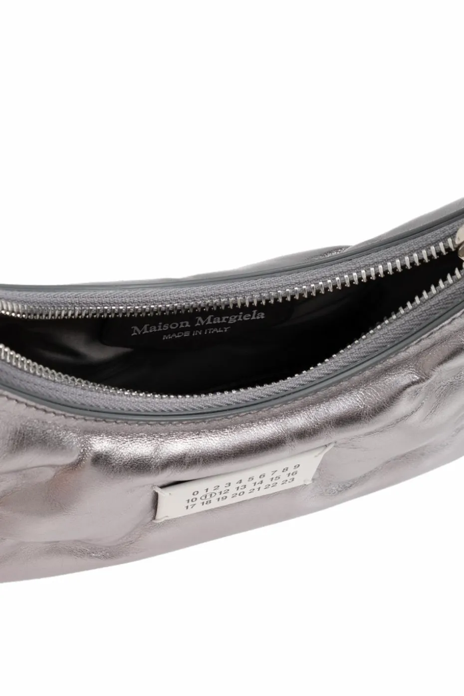Maison Margiela SREBRNY Torba na ramię `Glam Slam Micro`