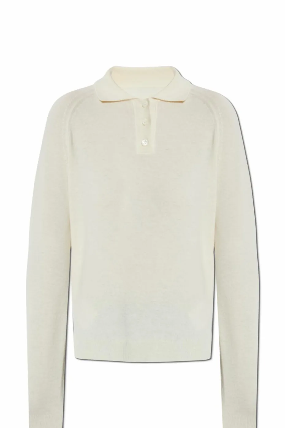 Maison Margiela ŻÓŁTY Wełniane polo