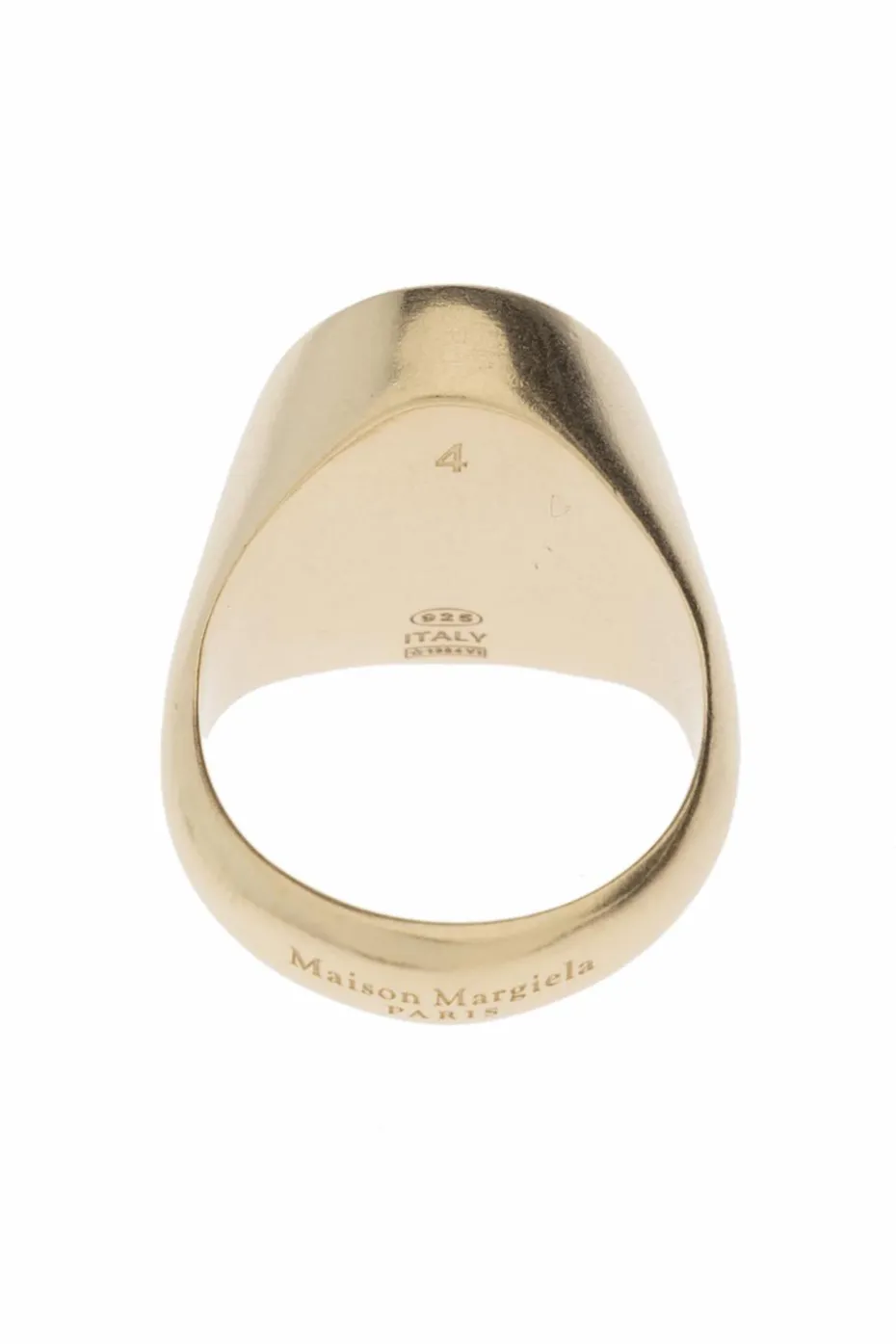 Maison Margiela ZŁOTY Pierścień z logo