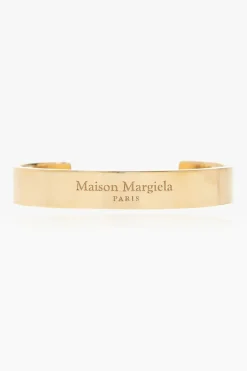 Maison Margiela ZŁOTY Srebrna bransoleta z logo
