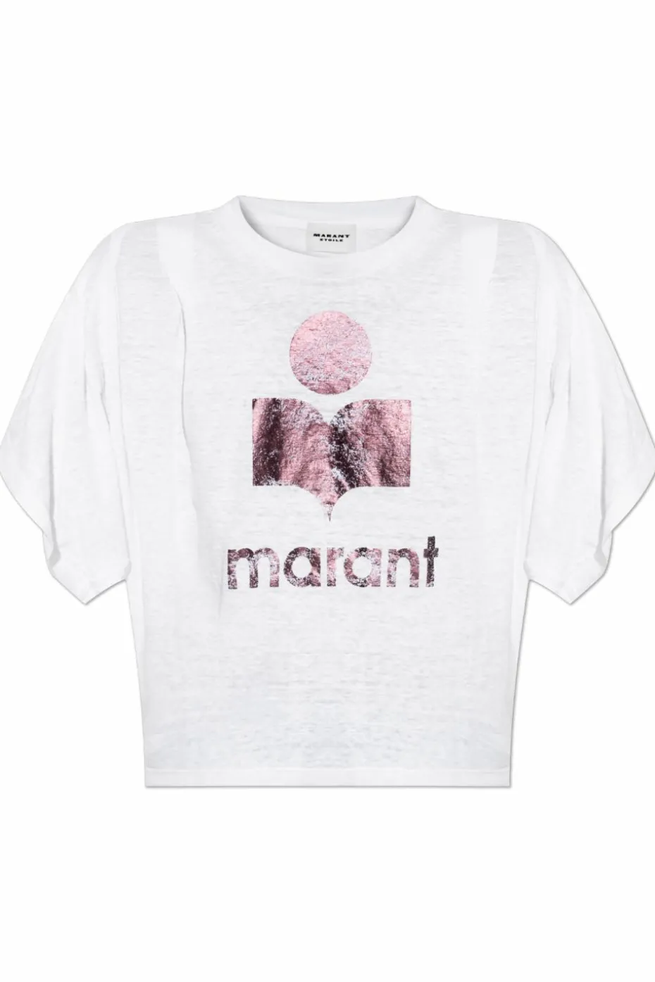 Marant Etoile BIAŁY T-shirt `Kyanza`