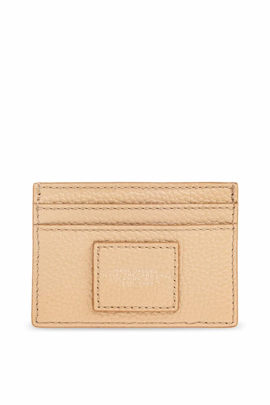 Marc Jacobs beżowy Etui na karty `The Marc Mini`