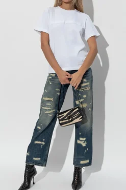 Marc Jacobs BIAŁY Bawełniany t-shirt