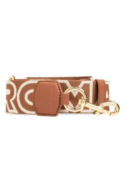 Marc Jacobs BRĄZOWY Regulowany pasek do torby