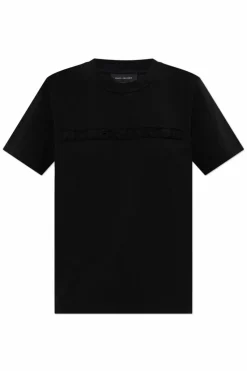 Marc Jacobs CZARNY Bawełniany t-shirt
