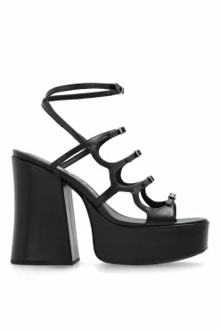 Marc Jacobs CZARNY Sandały `Kiki` na platformie