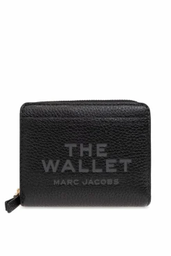 Marc Jacobs CZARNY Skórzany portfel