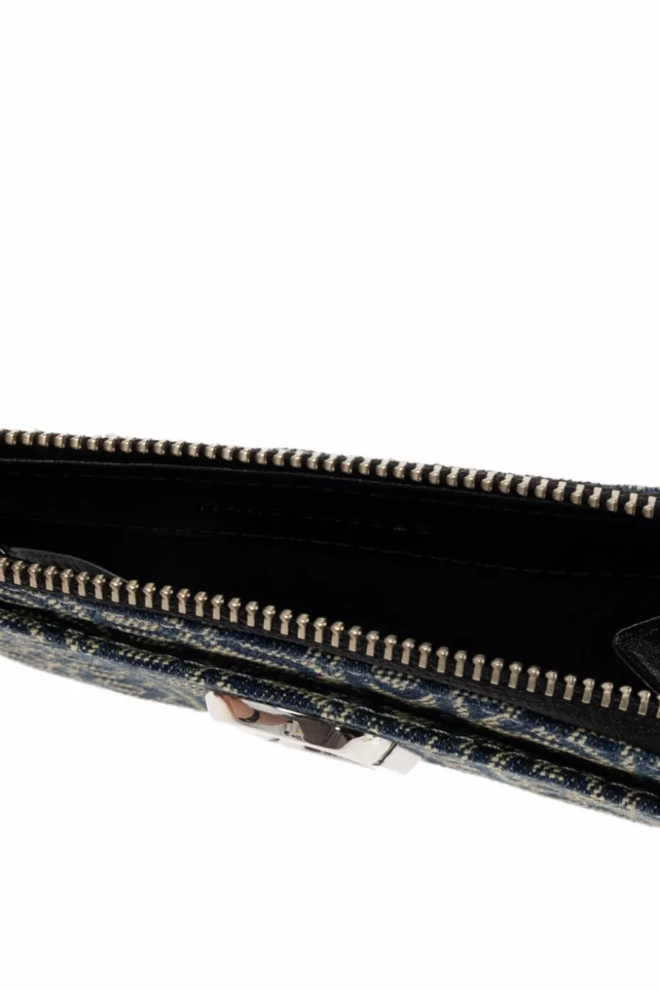 Marc Jacobs GRANATOWY Etui na karty z monogramem