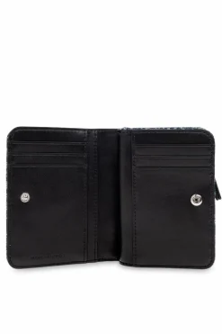 Marc Jacobs GRANATOWY Portfel z logo