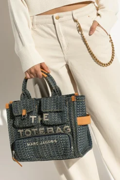 Marc Jacobs GRANATOWY Torba `The Tote Bag` typu `shopper`
