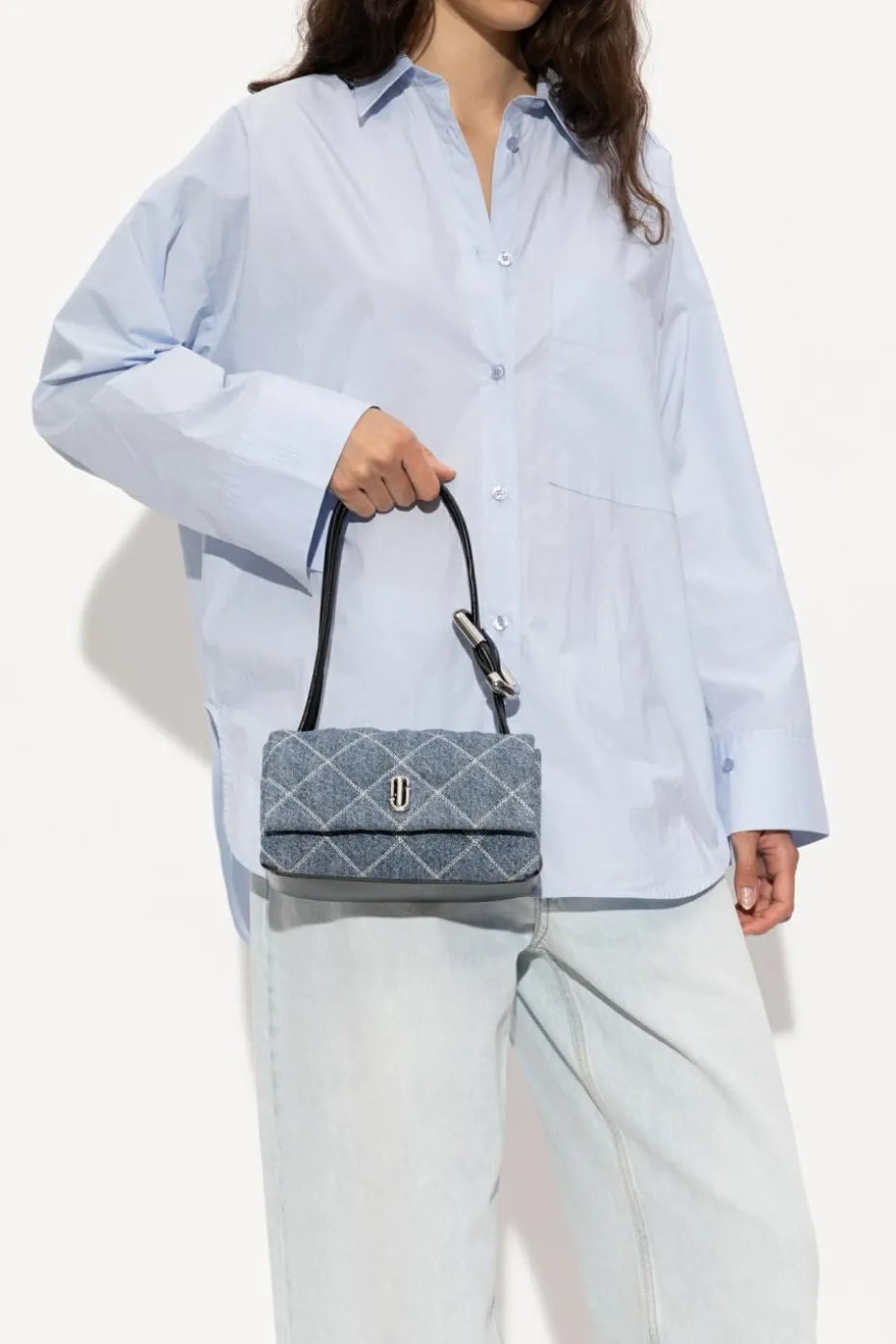 Marc Jacobs NIEBIESKI Torba na ramię `Dual Mini`
