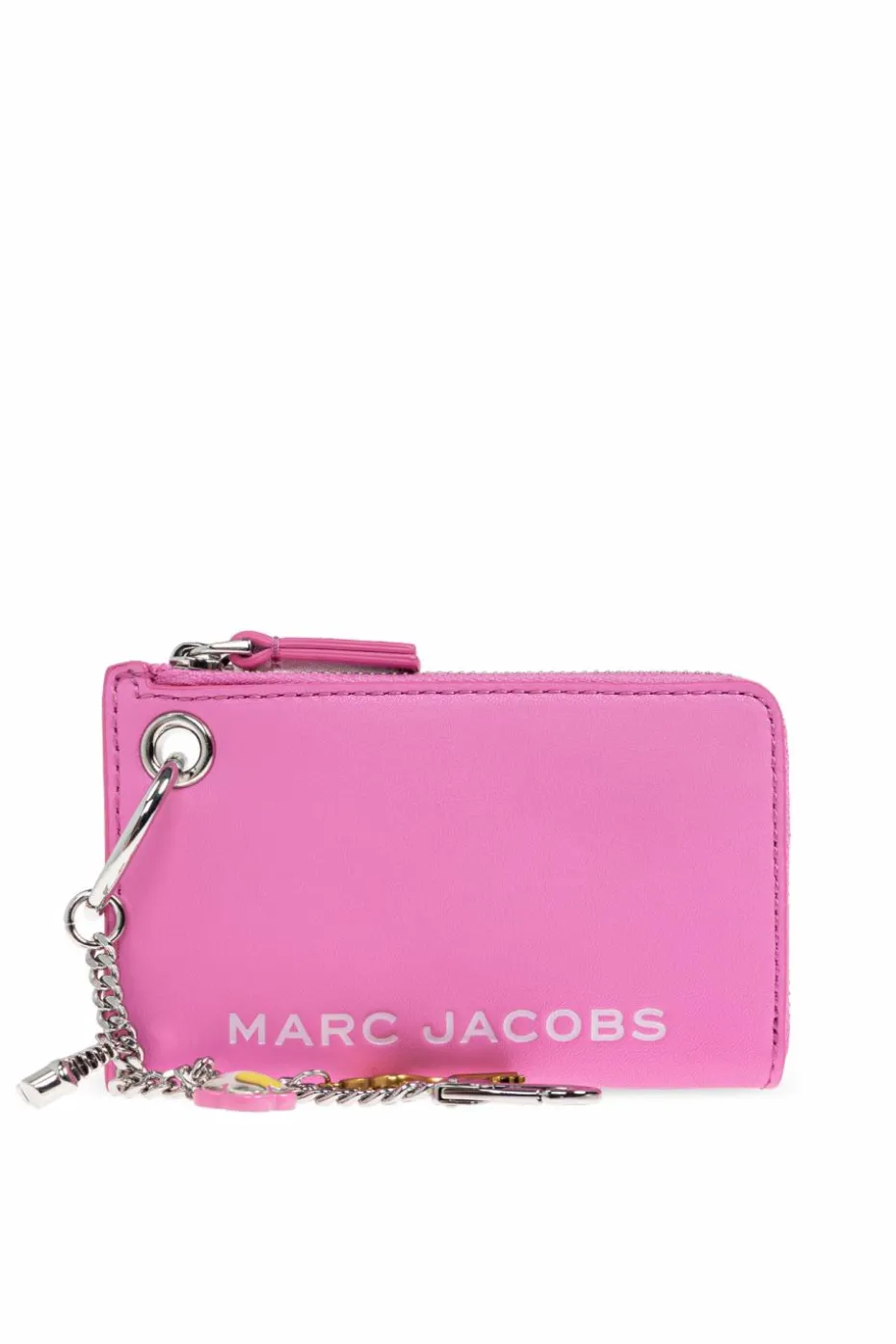 Marc Jacobs RÓŻOWY Skórzane etui na karty