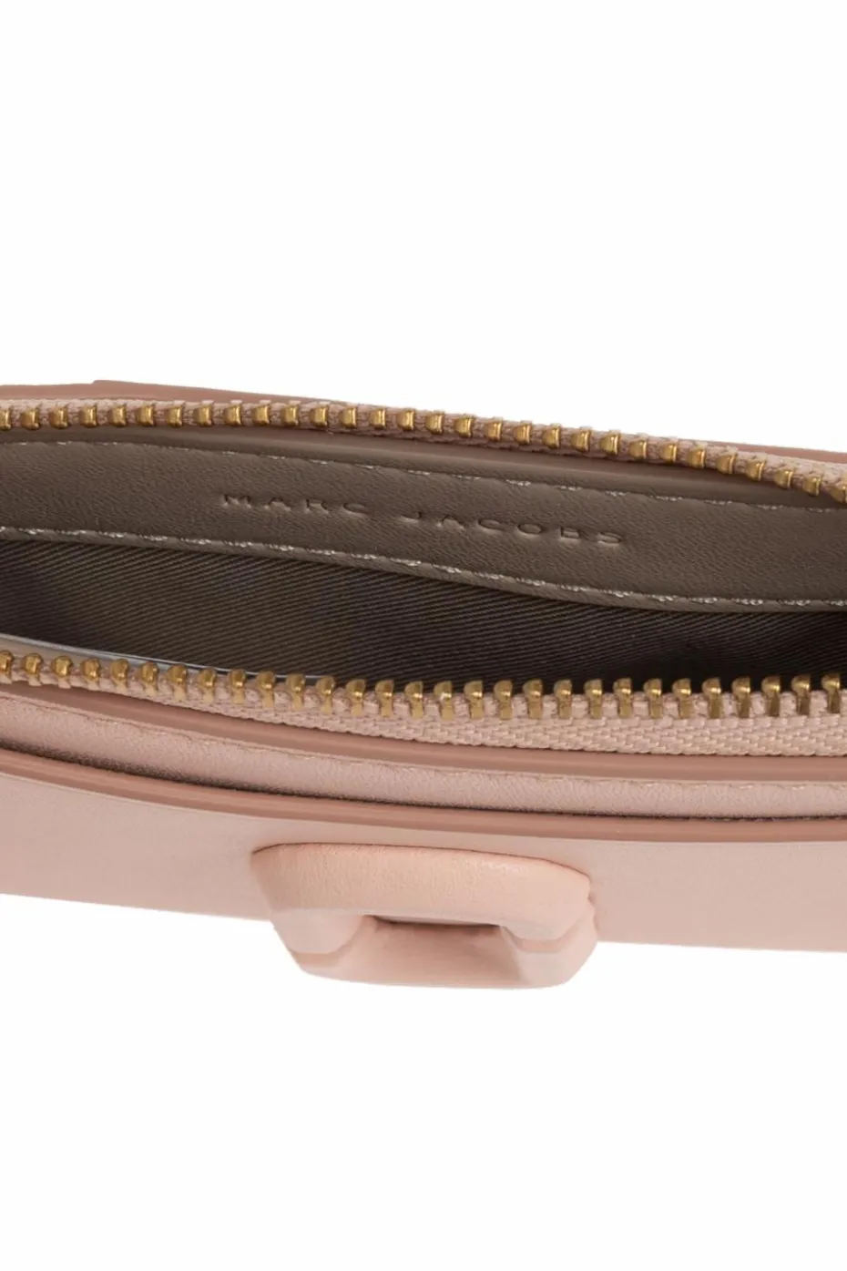Marc Jacobs RÓŻOWY Skórzany portfel ‘The J Marc’