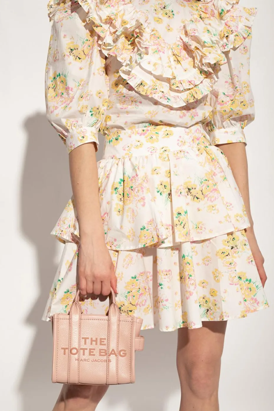 Marc Jacobs RÓŻOWY Torba na ramię ‘The Tote Micro’