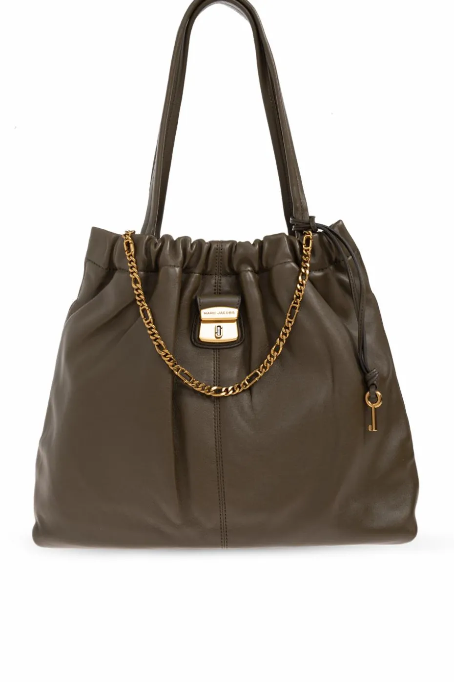 Marc Jacobs ZIELONY Skórzana torba