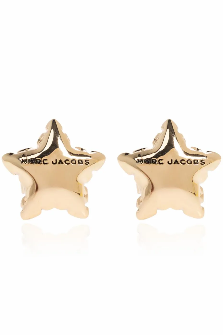 Marc Jacobs ZŁOTY Mosiężne kolczyki