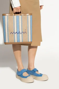 Marni beżowy Torba typu `shopper`