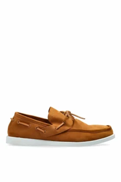 Marni BRĄZOWY Zamszowe buty
