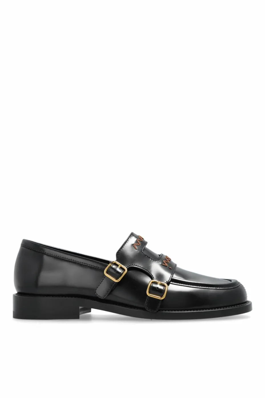 Marni CZARNY Skórzane buty