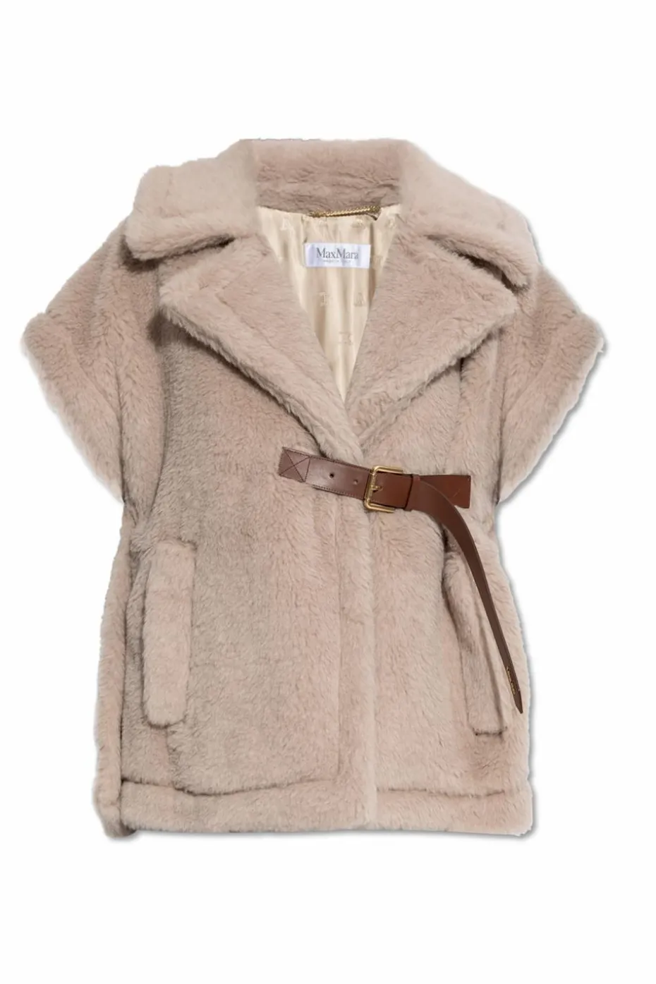 Max Mara beżowy Ponczo`Newabavo`