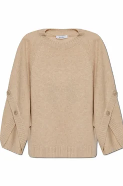 Max Mara beżowy Sweter `Ampex`