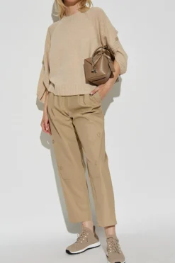 Max Mara beżowy Sweter `Ampex`