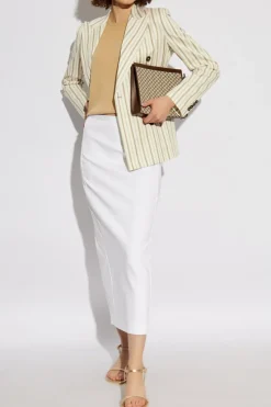 Max Mara beżowy Top `Arnes`