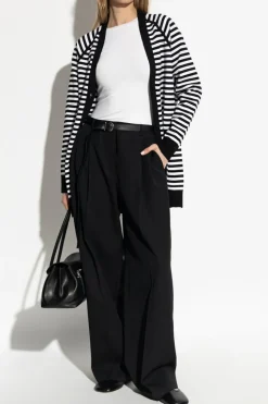Max Mara BIAŁY Kardigan `Kiss`