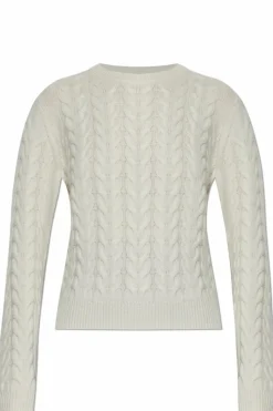 Max Mara BIAŁY Kaszmirowy sweter `Aramis`