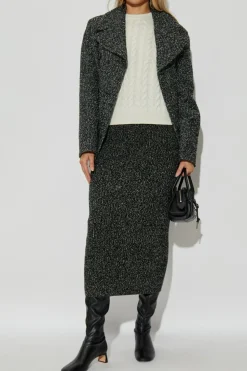 Max Mara BIAŁY Kaszmirowy sweter `Aramis`