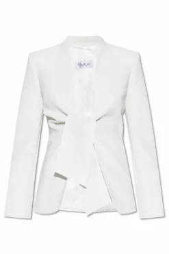 Max Mara BIAŁY Marynarka `Ghiotto`