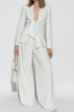 Max Mara BIAŁY Marynarka `Ghiotto`