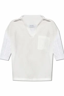Max Mara BIAŁY Polo `Pavidi`