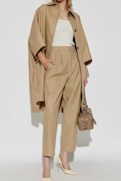 Max Mara BIAŁY Prążkowany top `Helier`