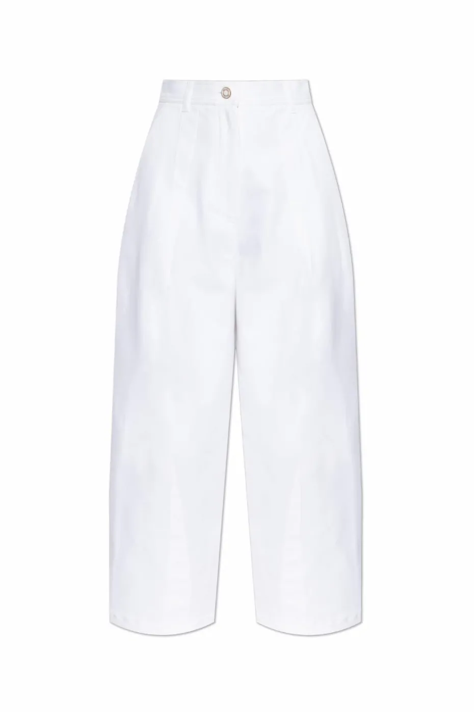 Max Mara BIAŁY Spodnie `Mina`