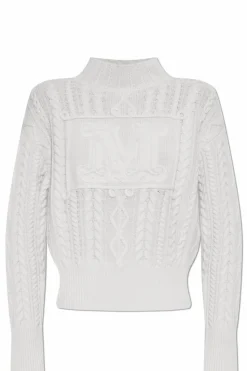 Max Mara BIAŁY Sweter `Miranda`