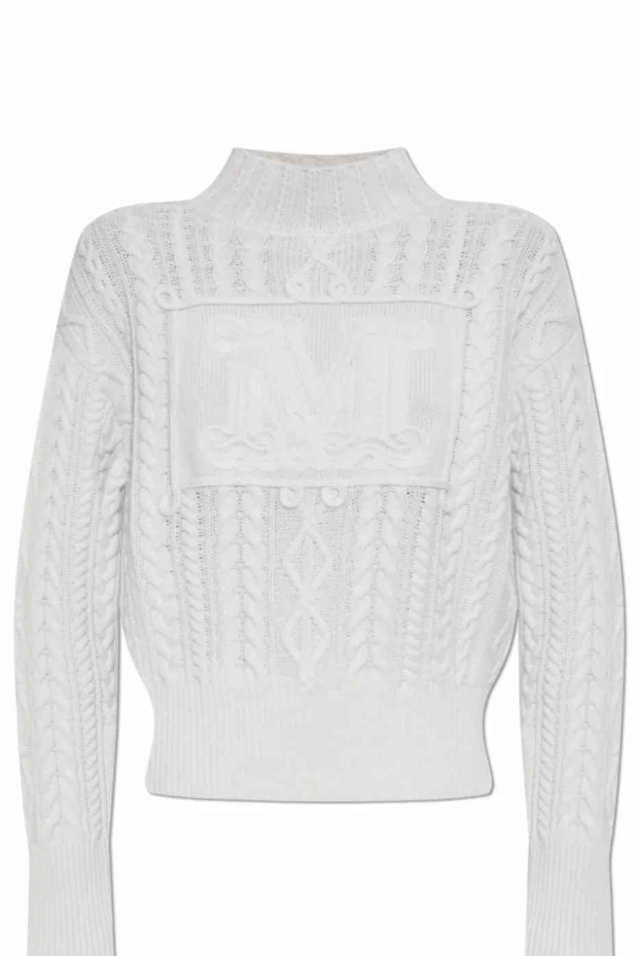 Max Mara BIAŁY Sweter `Miranda`