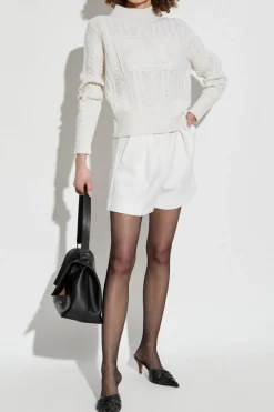 Max Mara BIAŁY Sweter `Miranda`