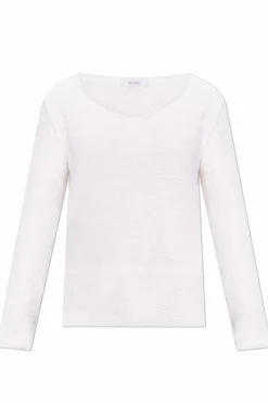 Max Mara BIAŁY Sweter `Palazzi`