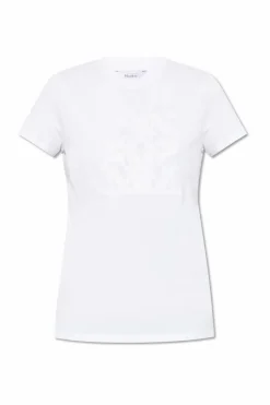 Max Mara BIAŁY T-shirt ‘Giovane’
