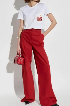 Max Mara BIAŁY T-shirt `Nunzio`
