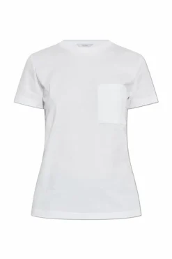 Max Mara BIAŁY T-shirt `Papaia`