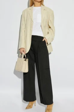 Max Mara BIAŁY T-shirt `Papaia`