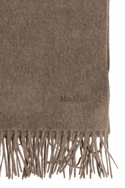 Max Mara BRĄZOWY Kaszmirowy szal ‘Baci’